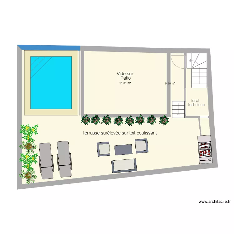 sidi mimoun terrasse &eacute;. Plan de 