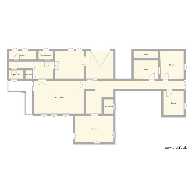 SARL ROMER RDC. Plan de 0 pièce et 0 m2