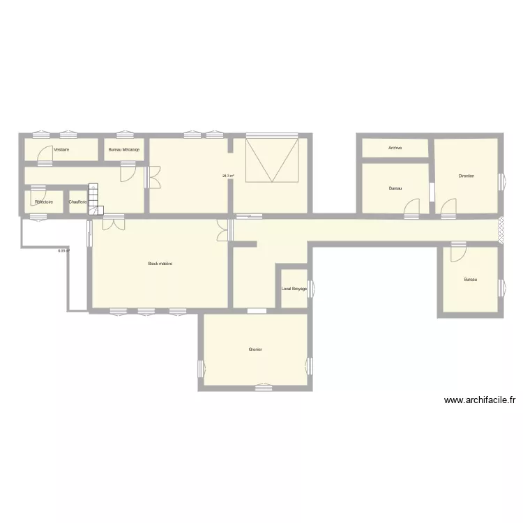 SARL ROMER RDC. Plan de 