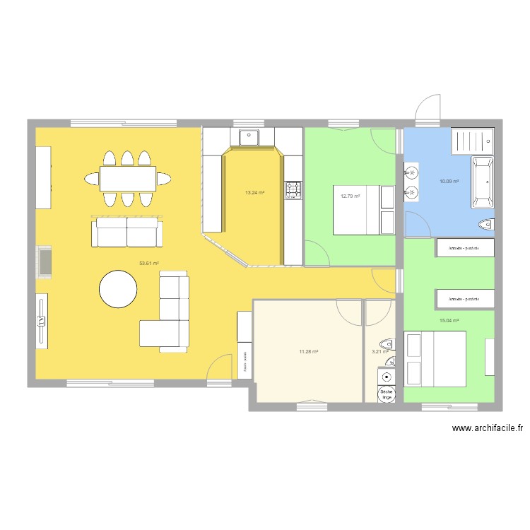 plan sautron 3. Plan de 0 pièce et 0 m2