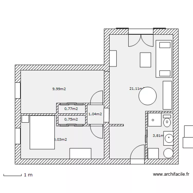 garage. Plan de garage. Plan de