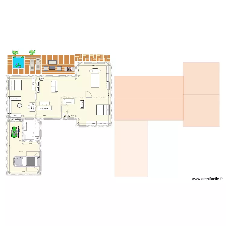 projet maison bis. Plan de 