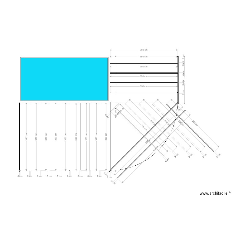 terrace. Plan de 0 pièce et 0 m2