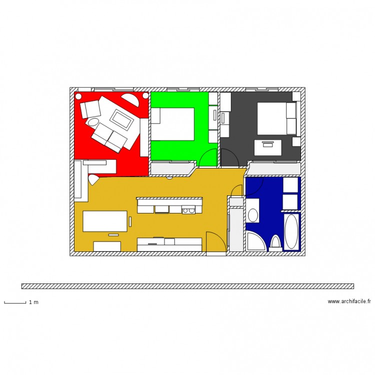 PLan Apart St-Lambert. Plan de 0 pièce et 0 m2