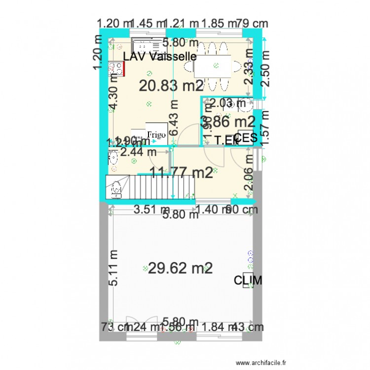 Samuel plan RDCH 121115 AMÉNAGÉ. Plan de 0 pièce et 0 m2