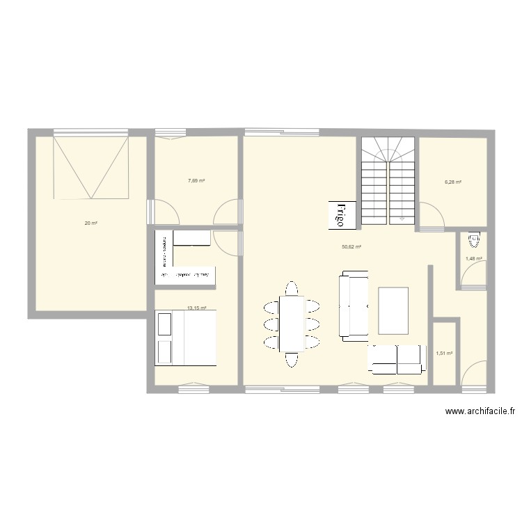 maison beta. Plan de 0 pièce et 0 m2