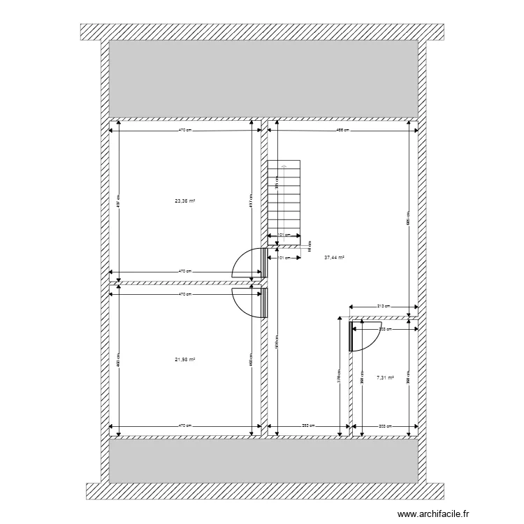 UGUR 3eme ETAGE. Plan de 