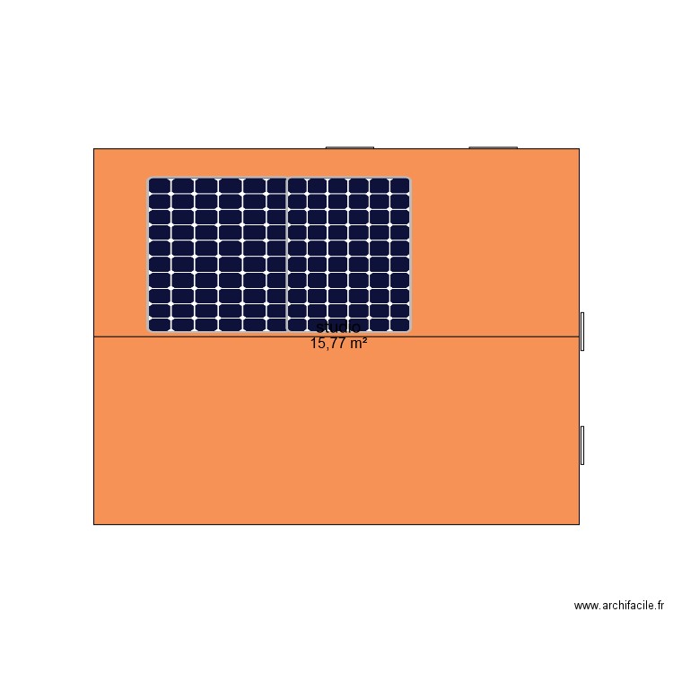 Marceau Studio 2. Plan de 0 pièce et 0 m2