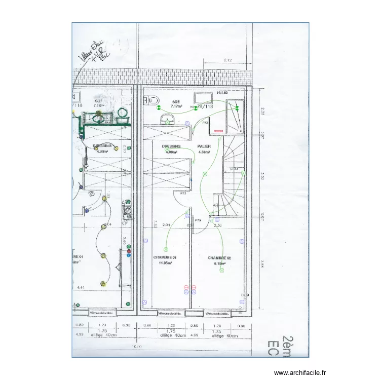 Olivier etage 2. Plan de Olivier etage 2. Plan de