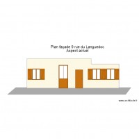plan de façade sans garage