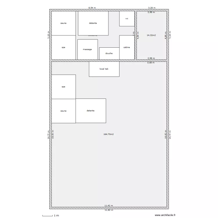 spa ham saun. Plan de spa ham saun. Plan de
