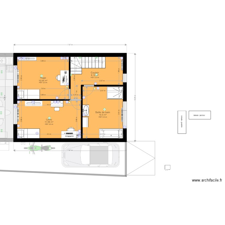 Plan maison Option 2. Plan de 0 pièce et 0 m2