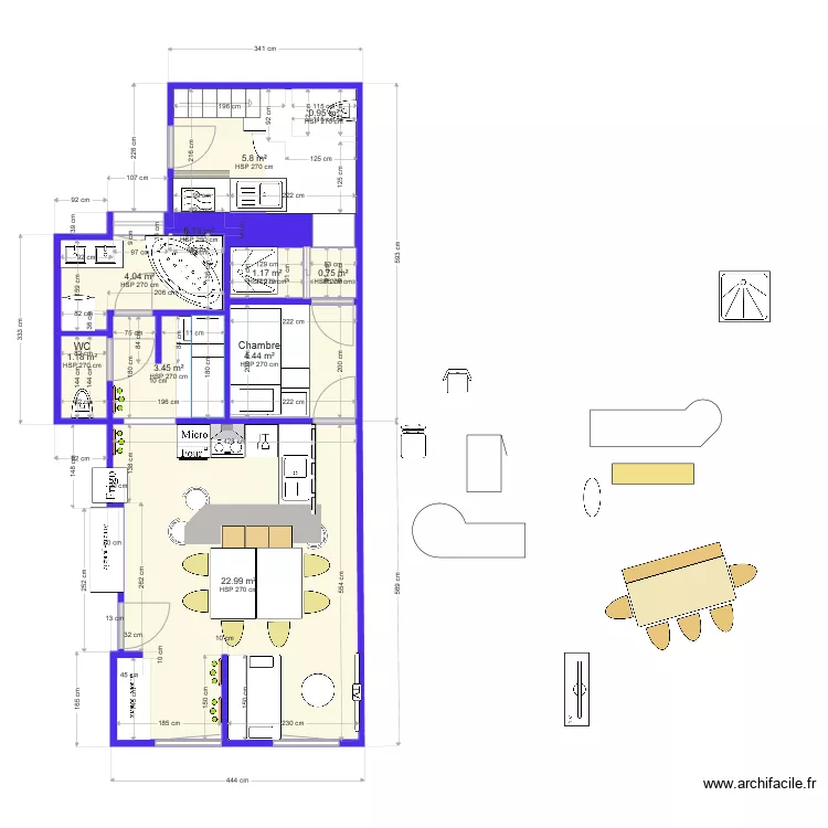 Verdun 10 places V7. Plan de 