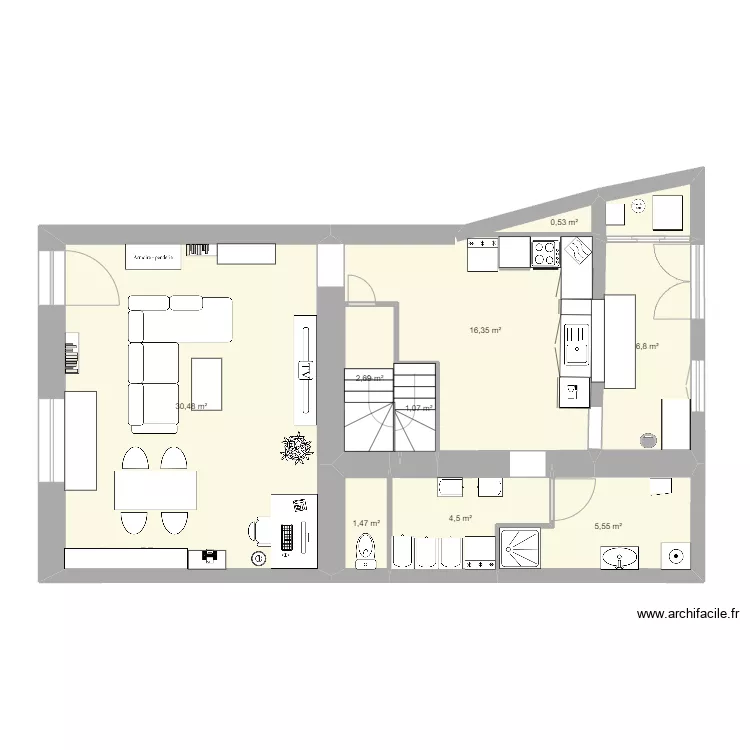 maison perso v2. Plan de maison perso v2. Plan de