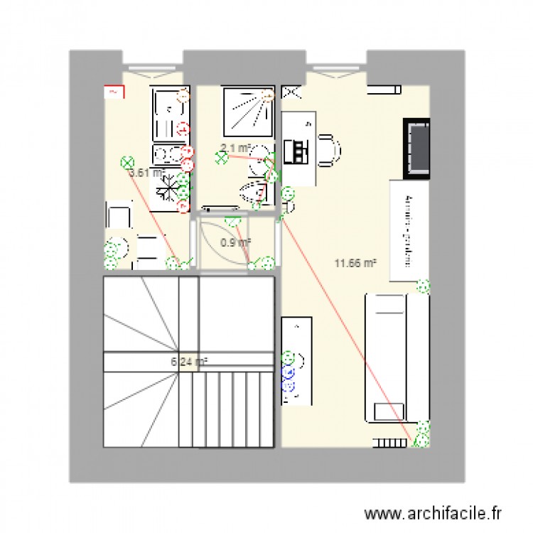 Plan. Plan de 0 pièce et 0 m2