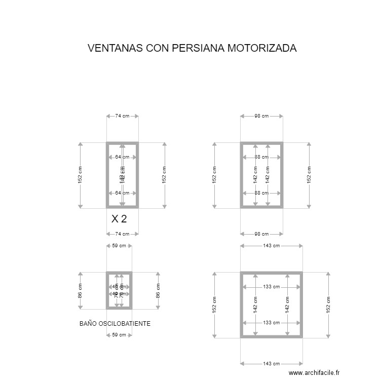 CONCHI INTEGRAL. Plan de 4 pièces et 4 m2