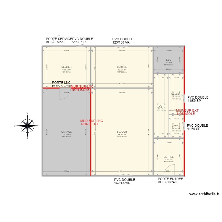 SEGUI. Plan de 0 pièce et 0 m2