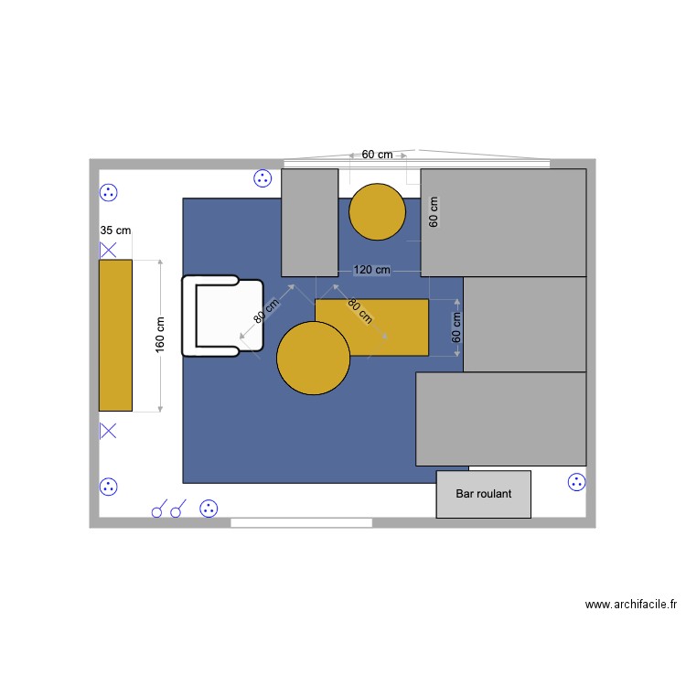 SALON V2. Plan de 0 pièce et 0 m2