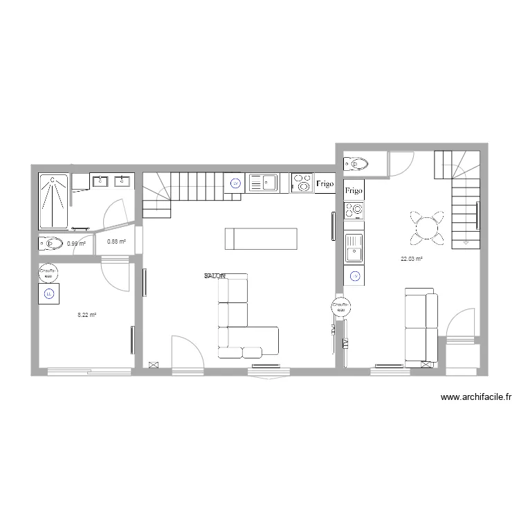 cholet est nouveau. Plan de 