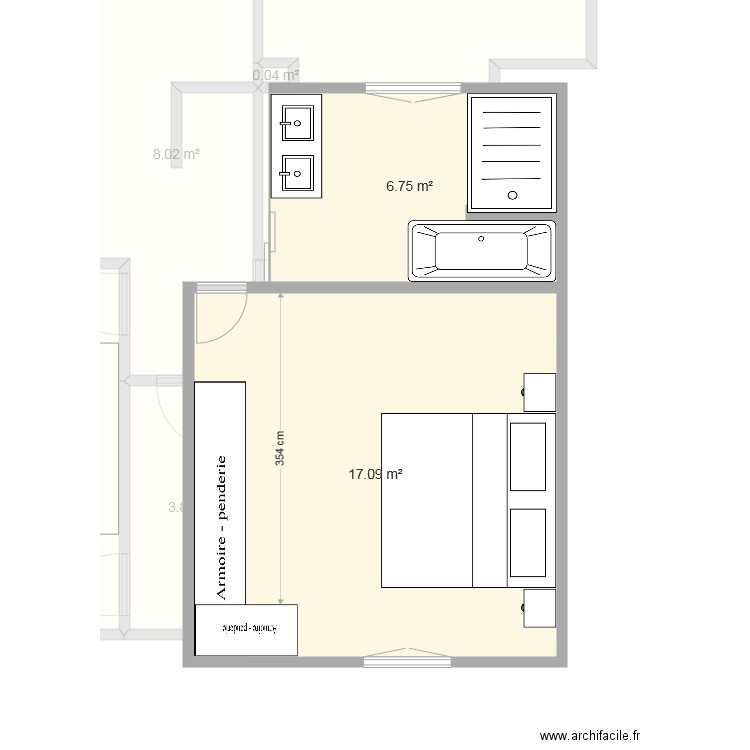 SdB2. Plan de 0 pièce et 0 m2