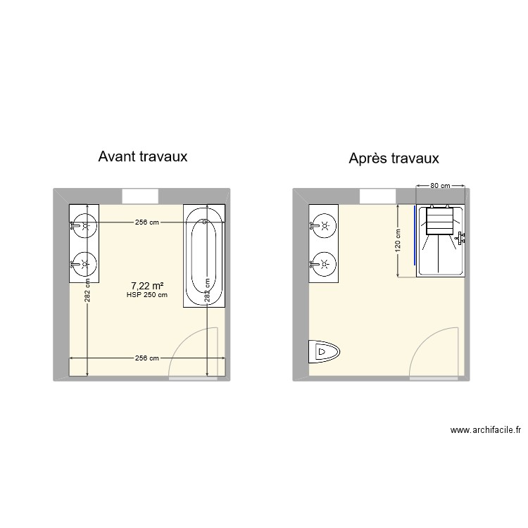 ALDOn Paulette. Plan de 2 pièces et 14 m2