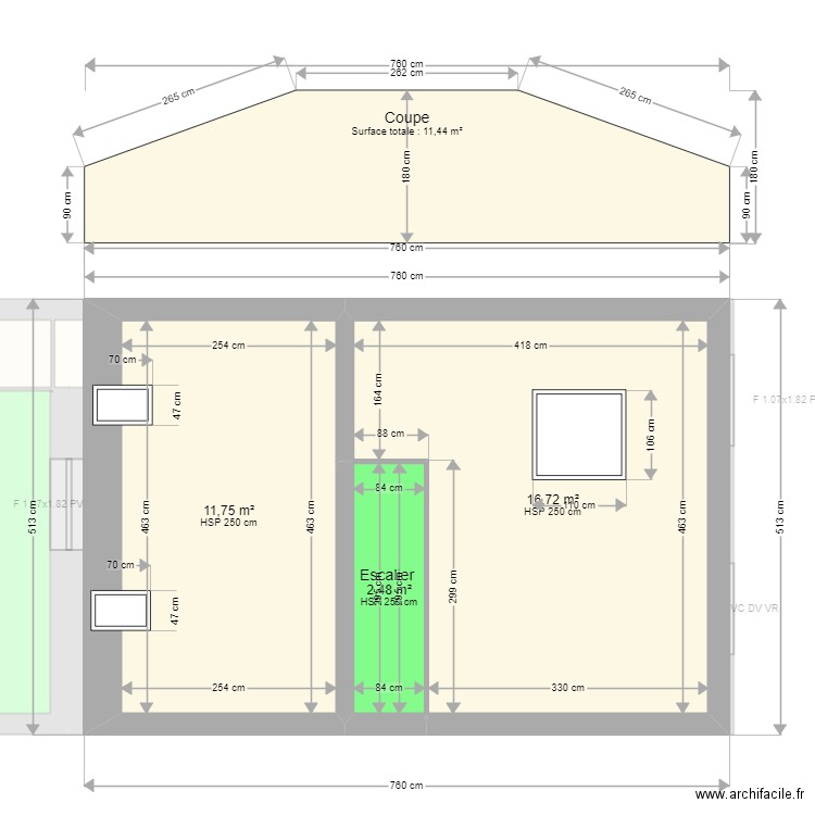 Thibauld. Plan de 15 pièces et 161 m2