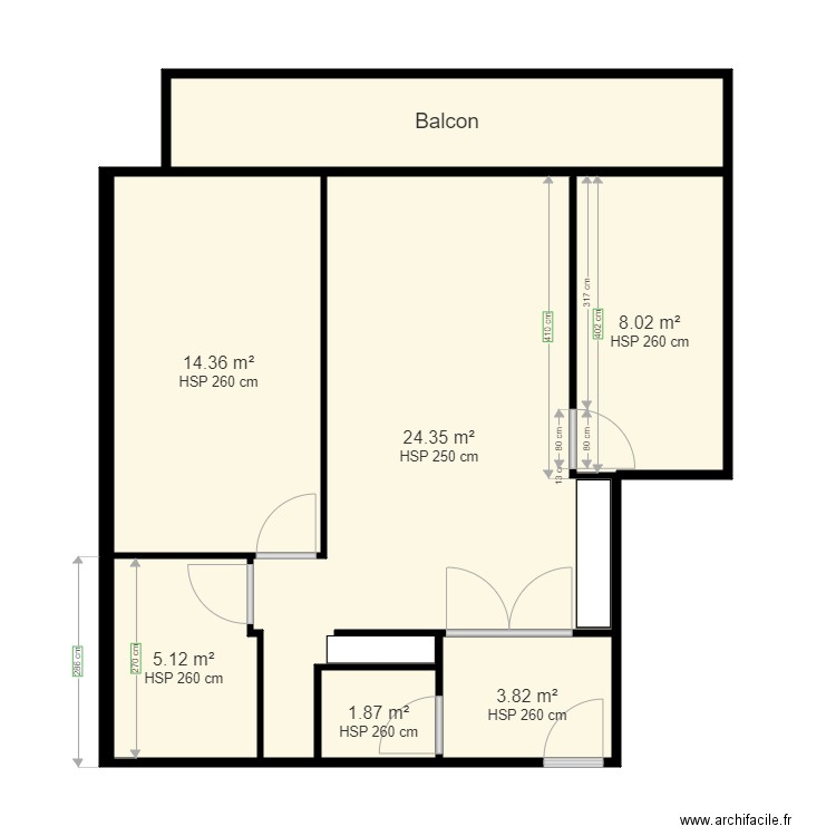 devoir. Plan de 0 pièce et 0 m2