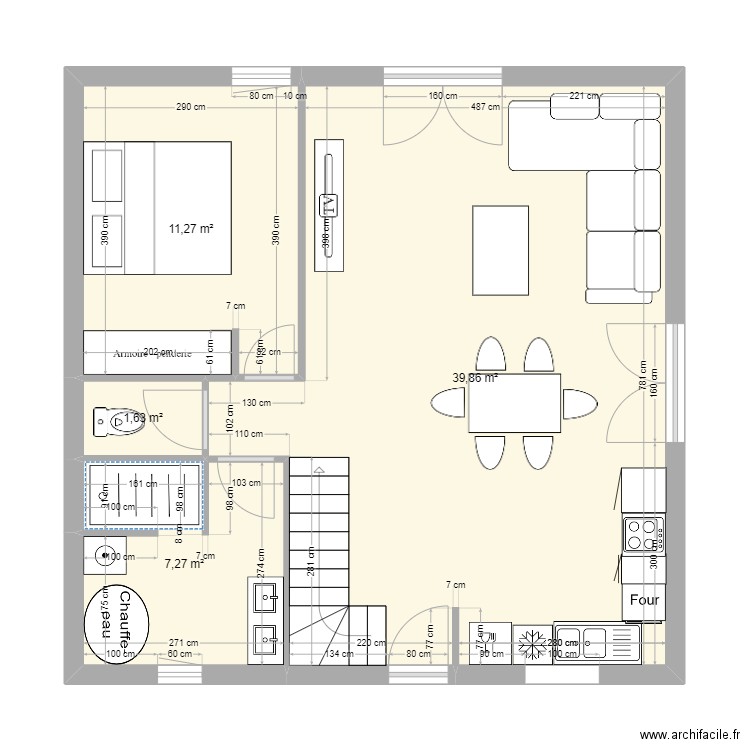 Maison23. Plan de 0 pièce et 0 m2