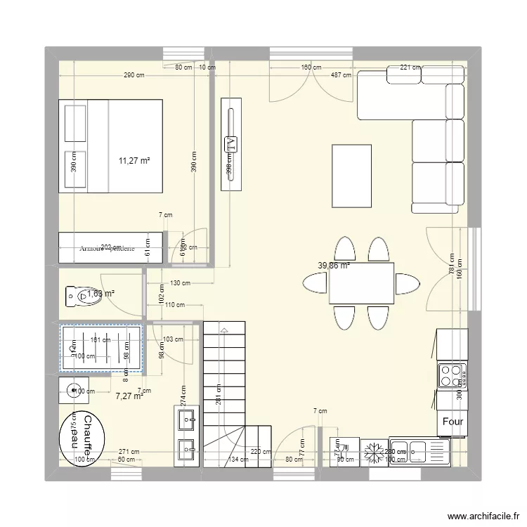 Maison23. Plan de 