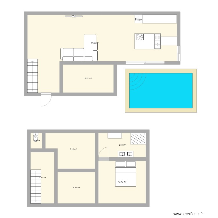 Maison st césaire . Plan de 0 pièce et 0 m2