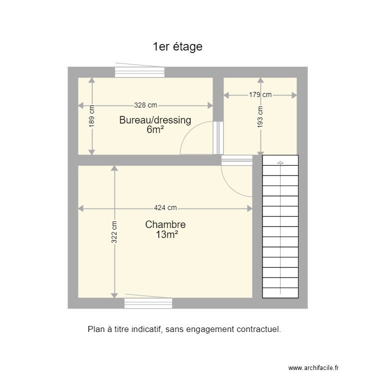 Lejeune 1er étage. Plan de 0 pièce et 0 m2