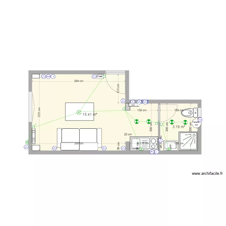 studio RDCH. Plan de 