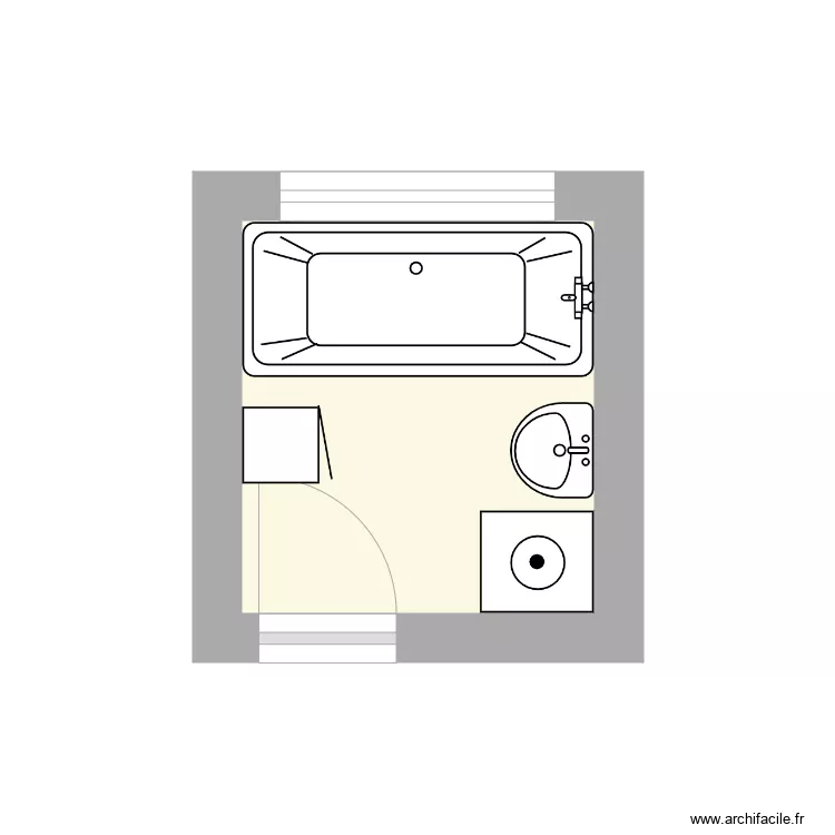 croquis SDB BILLARD Patrick. Plan de croquis SDB BILLARD Patrick. Plan de
