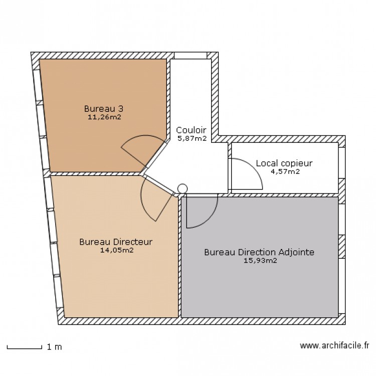 BUREAU 2. Plan de 0 pièce et 0 m2