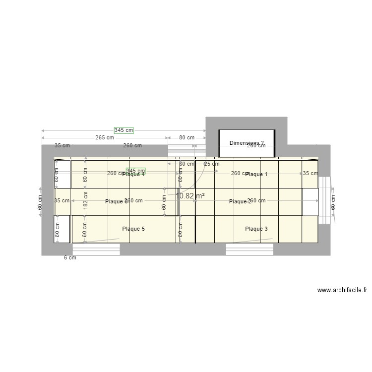 Magnolia Faux plafond SDB Etage. Plan de 0 pièce et 0 m2