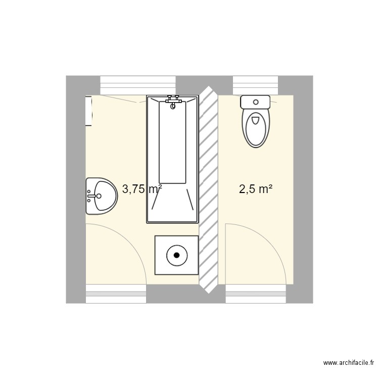 LAHMASS salle de bain . Plan de 0 pièce et 0 m2