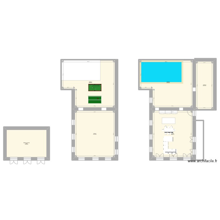 Casa Melgaco. Plan de 6 pièces et 406 m2