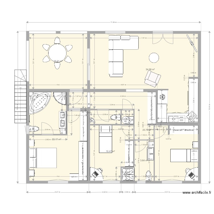 fond brulé ducos. Plan de 0 pièce et 0 m2