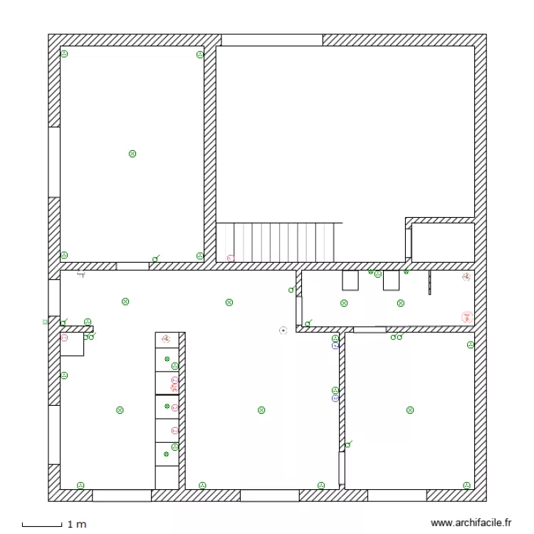 Mariusz Rez de Chaussez. Plan de Mariusz Rez de Chaussez. Plan de