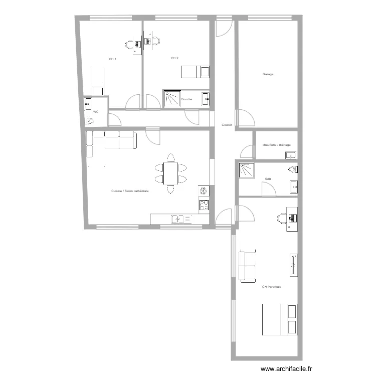 Projet locatif Cusset V2 DP. Plan de Projet locatif Cusset V2 DP. Plan de