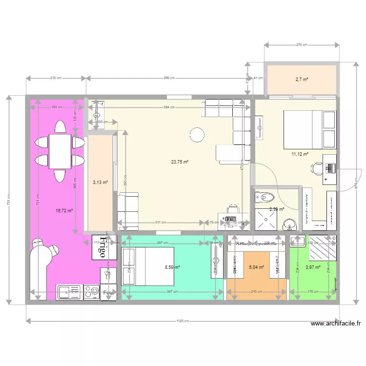 T3 vers RP 4. Plan de 