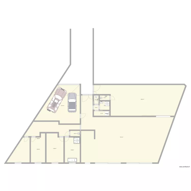 Loft et studio V3. Plan de 
