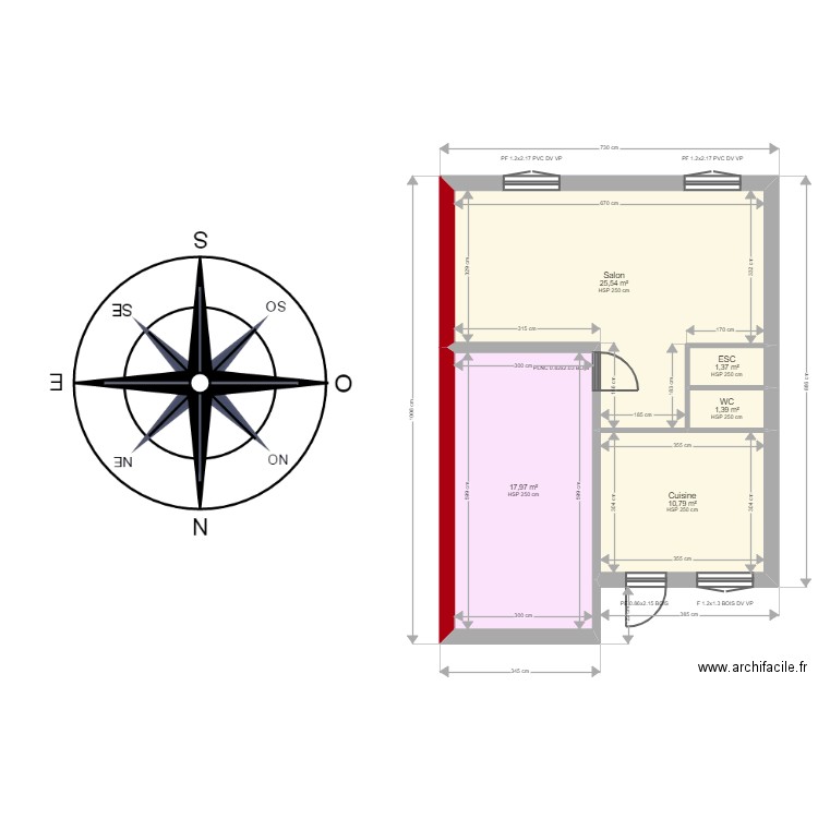 TREIL BRUNO maison 4. Plan de 13 pièces et 114 m2