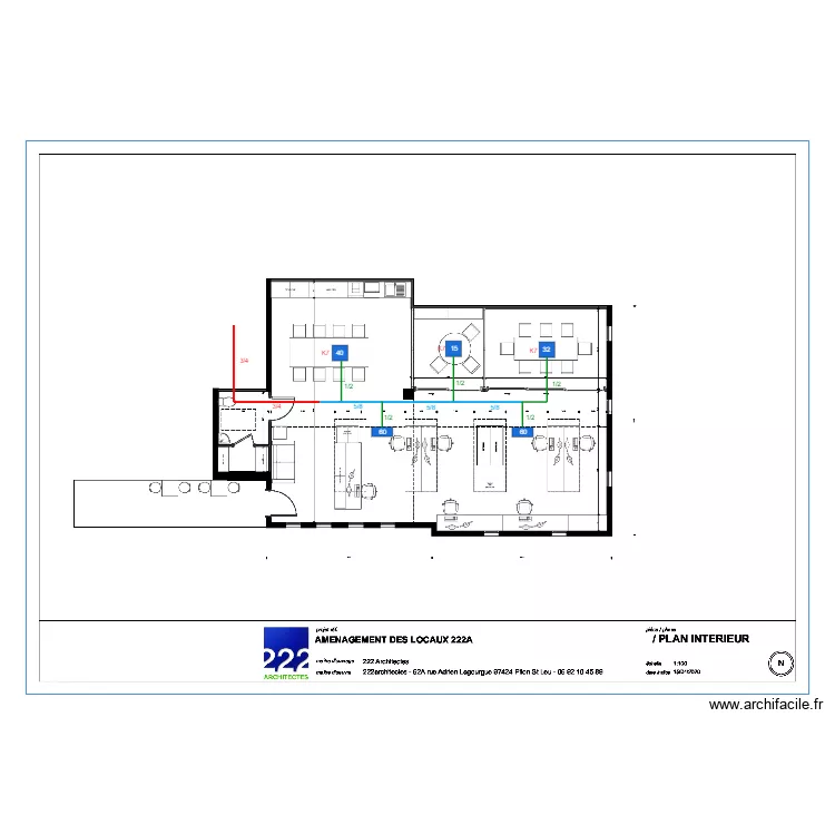 ZEBURO lot7   RESEAU HP. Plan de 
