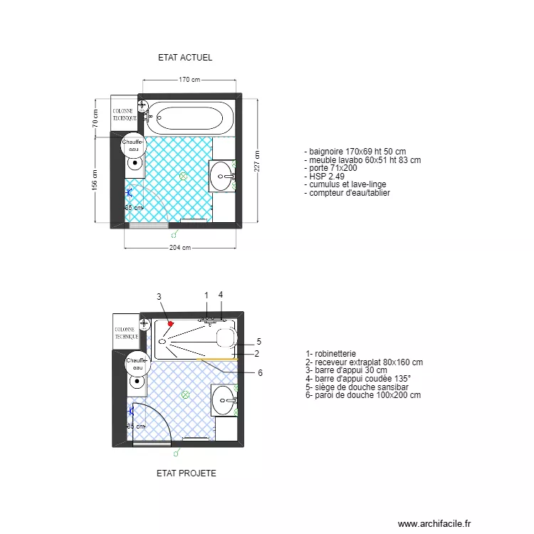 APA BERNASCONI. Plan de 