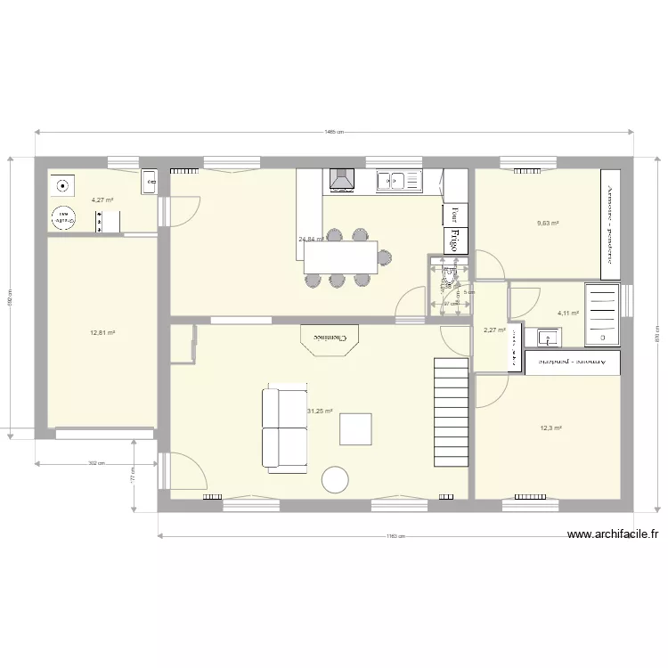 Maison. Plan de Maison. Plan de
