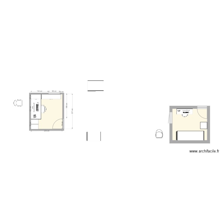 Bureau christophe 3. Plan de 0 pièce et 0 m2