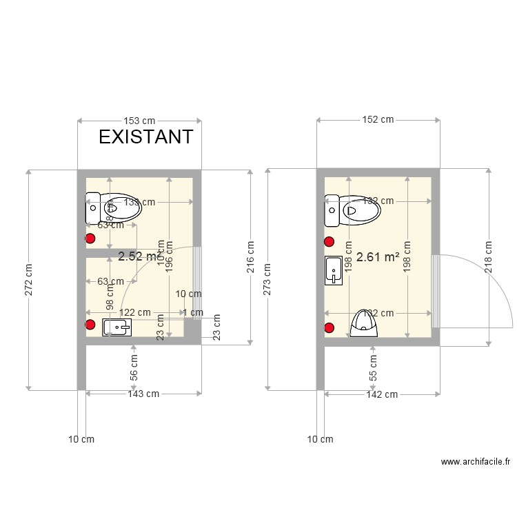 LA CAVE . Plan de 0 pièce et 0 m2