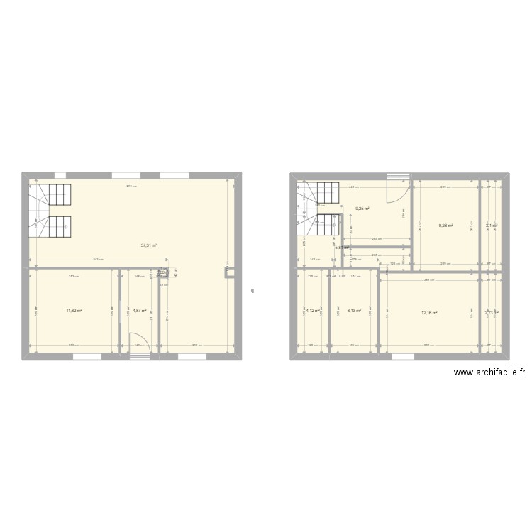 Maison14 - new. Plan de 12 pièces et 106 m2