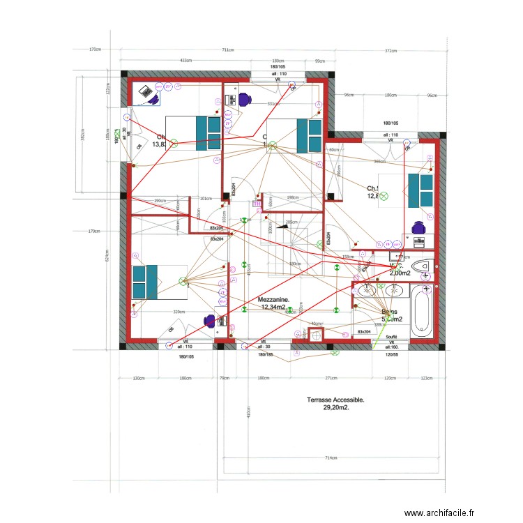 le rheu R1. Plan de 0 pièce et 0 m2